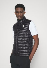 KARL LAGERFELD VEST - Väst - black
