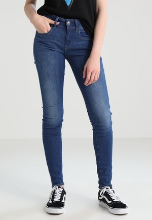 Skinny-Farkut - blue denim
