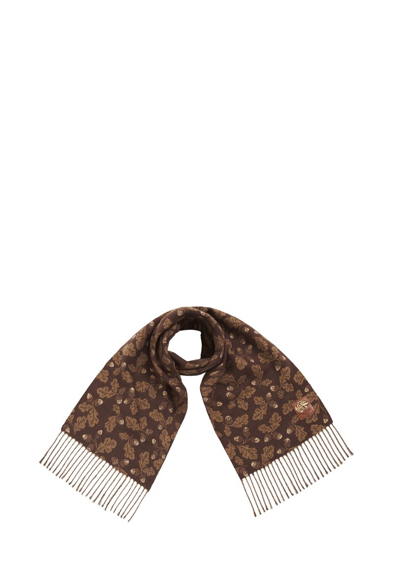FABLE ENGLAND ACORN JACQUARD - Bufanda - caramel chocolate/marrón ...