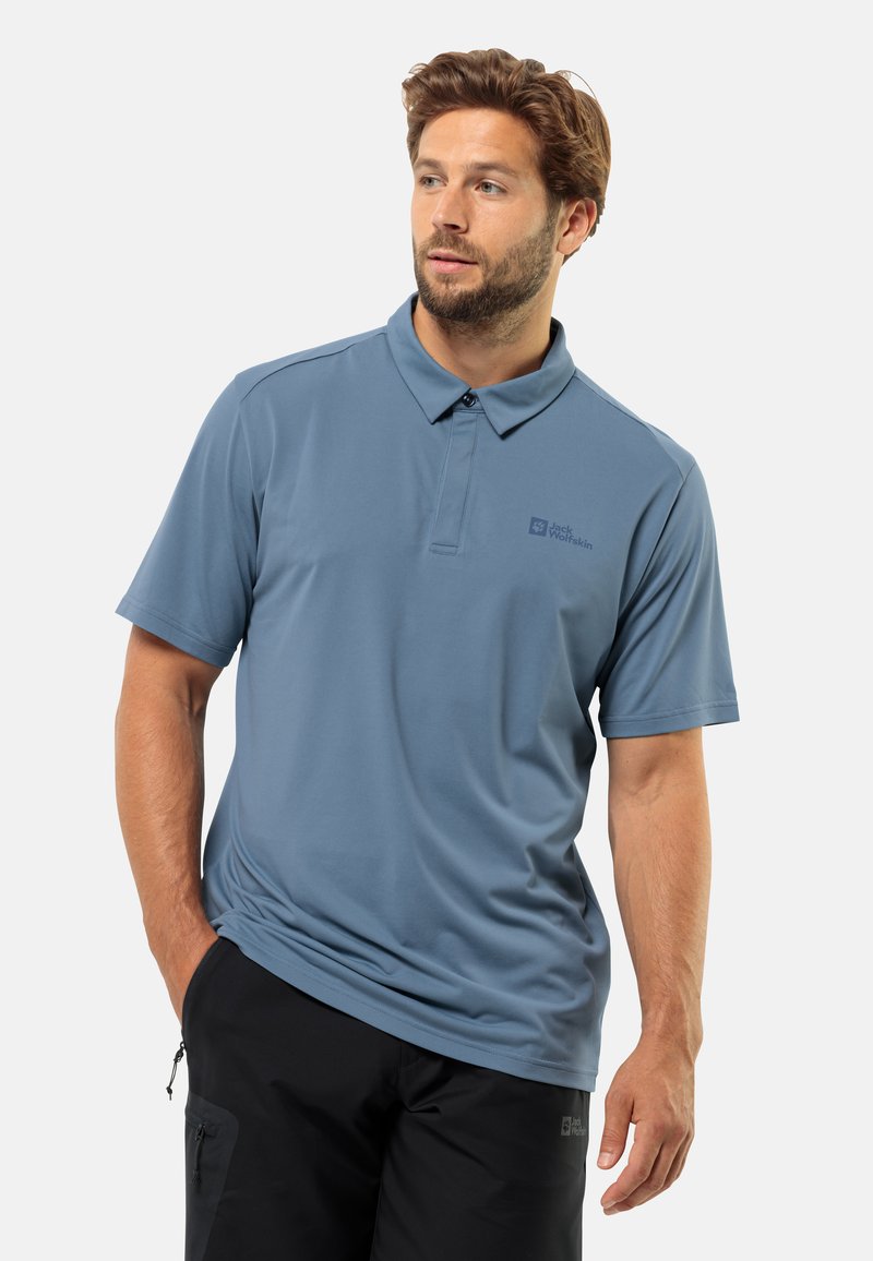 Jack Wolfskin DELGAMI - Poloshirt - blue