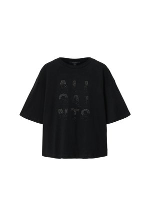 AllSaints, STACKS AMELIE TEE  - T-shirt con stampa - black