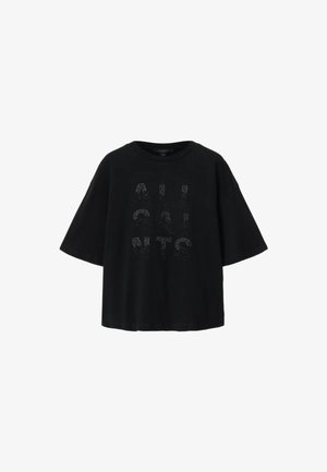 AllSaints, STACKS AMELIE TEE - Print T-shirt - black