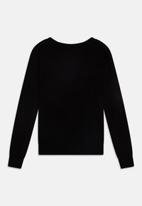 Guess Stickad tröja - jet black
