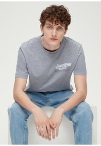 s.Oliver T-shirt print - schiefergrau