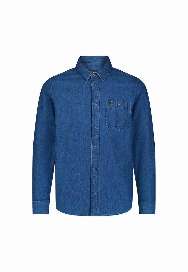Lee Overhemd blauw denim/bluedenim