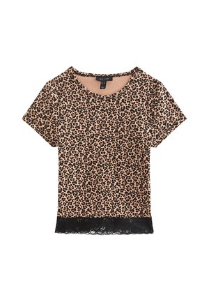 New Look, T-shirt imprimé - brown pattern