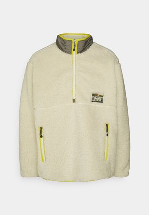 LAKESIDE MOCK NECK UNISEX - Fleece jacket - cloud cream