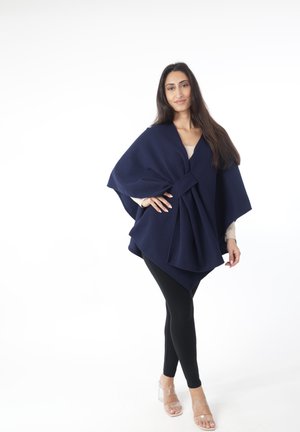 BOLERO - Poncho - blau