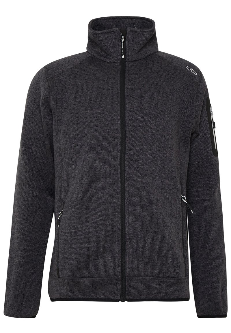 CMP Herren Fleecejacke – Warme Midlayer- Oder Leichte Outdoor-Jacke, Mit Reißverschlusstaschen, Elastischen Bündchen