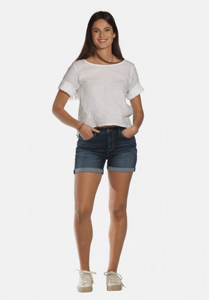 WAXX INDIAN - Short en jean - bleu brut