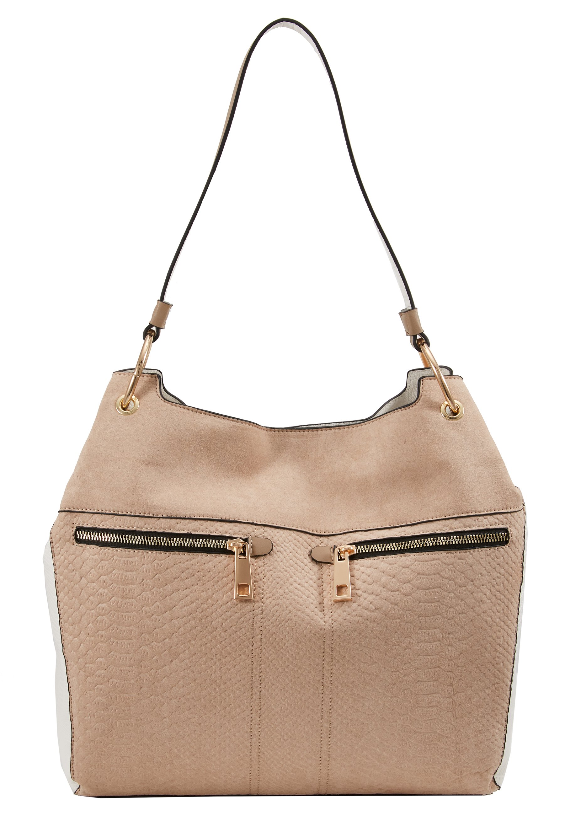 Dorothy Perkins DOUBLE ZIP OVERSIZED HOBO Håndveske Dorothy Perkins DOUBLE ZIP OVERSIZED HOBO Håndveske