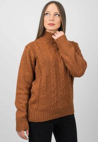 Dalle Piane Cashmere TURTLENECK - Maglione - bruciato