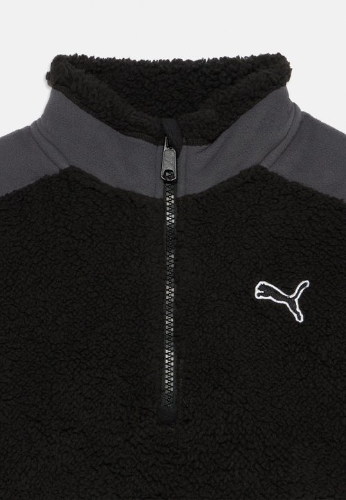 PUMA ELEVATED WINTERIZED RELAXED HALF-ZIP UNISEX - Fleece jumper - black — photo 3