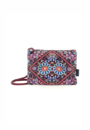 BEYONCE VERSAILLES - Borsa a tracolla - ricamo fiore fuxia