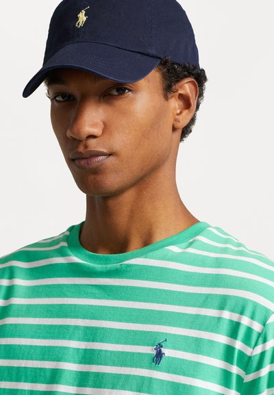 Polo Ralph Lauren CLASSIC FIT STRIPED JERSEY T-SHIRT - Print T-shirt - classic kelly/white