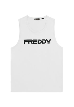 CON RETRO VOGATORE E LOGO  - Débardeur - white