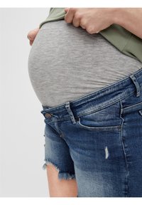 MAMALICIOUS Jeansshorts - light-blue denim