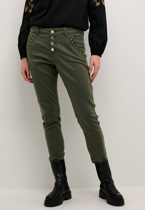 Cream NANNA PANTS Broek pitch black/zwart Zalando.be