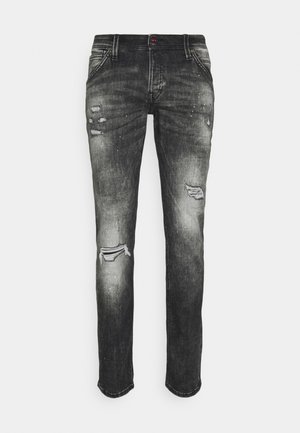 JJIGLENN JJFOX - Jeans slim fit - black denim