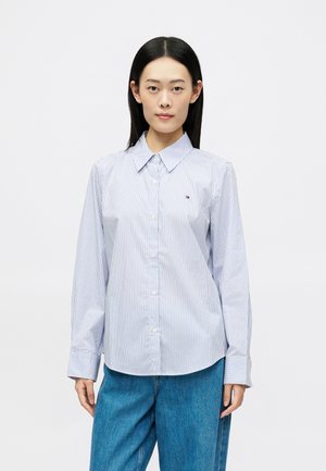 REGULAR SHIRT - Button-down blouse - blue
