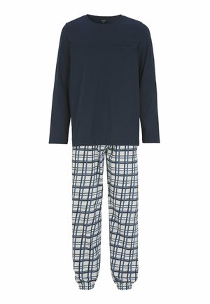 SET - Nattøj sæt - blue checked