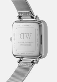 Daniel Wellington QUADRO STUDIO 22X22MM - WATCH - Karóra - silver-coloured