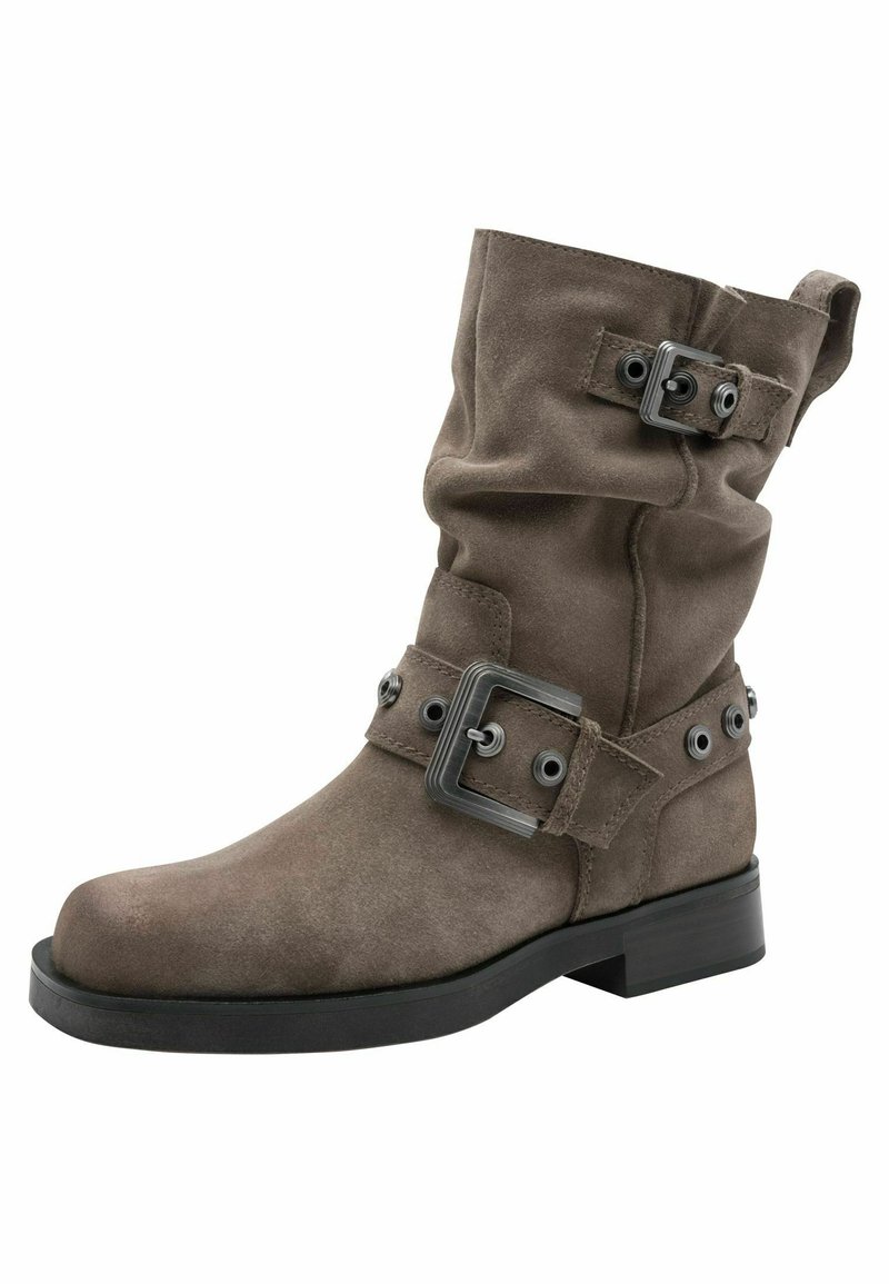 Tamaris Cowboy-/Bikerlaarsjes taupe