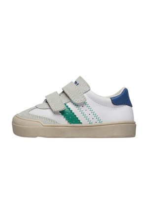 Klittenbandschoenen - weiß grün
