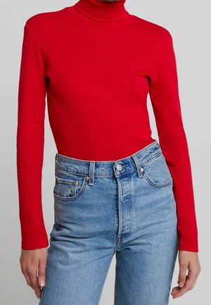 Long sleeved top - red