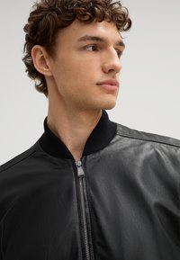 JOOP! Jeans SORO - Giacca di pelle - schwarz