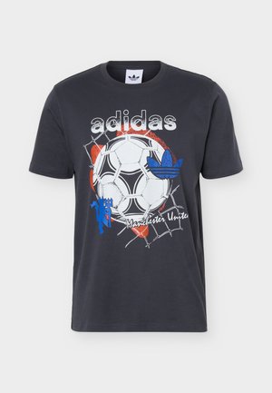 adidas Originals, MANCHESTER UNITED GRAPHIC TEE - Tričko s potlačou - carbon