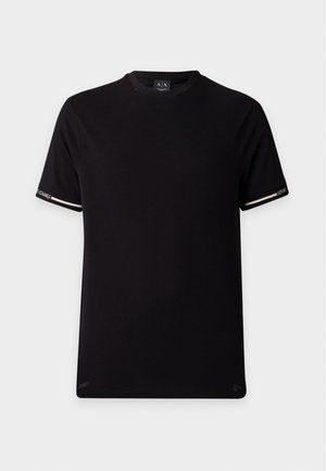 Armani Exchange, EXTRA SLIM - Základné tričko - black