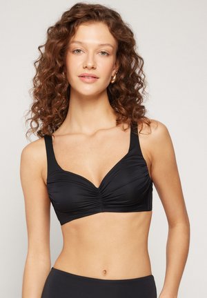 Tezenis, RUCHED BALCONETTE - Bikini top - black