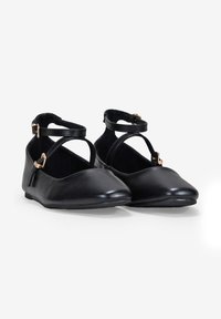 Bosanova Ballerine con cinturino - black