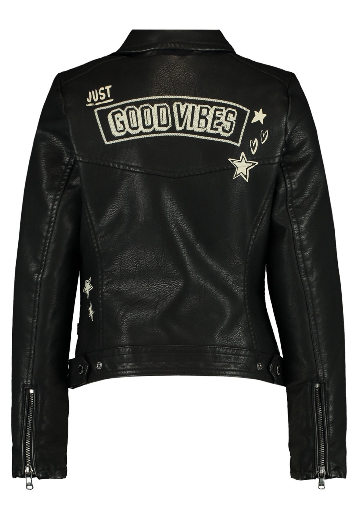 America Today Faux leather jacket - black - (Pre-owned) - Zalando.ie
