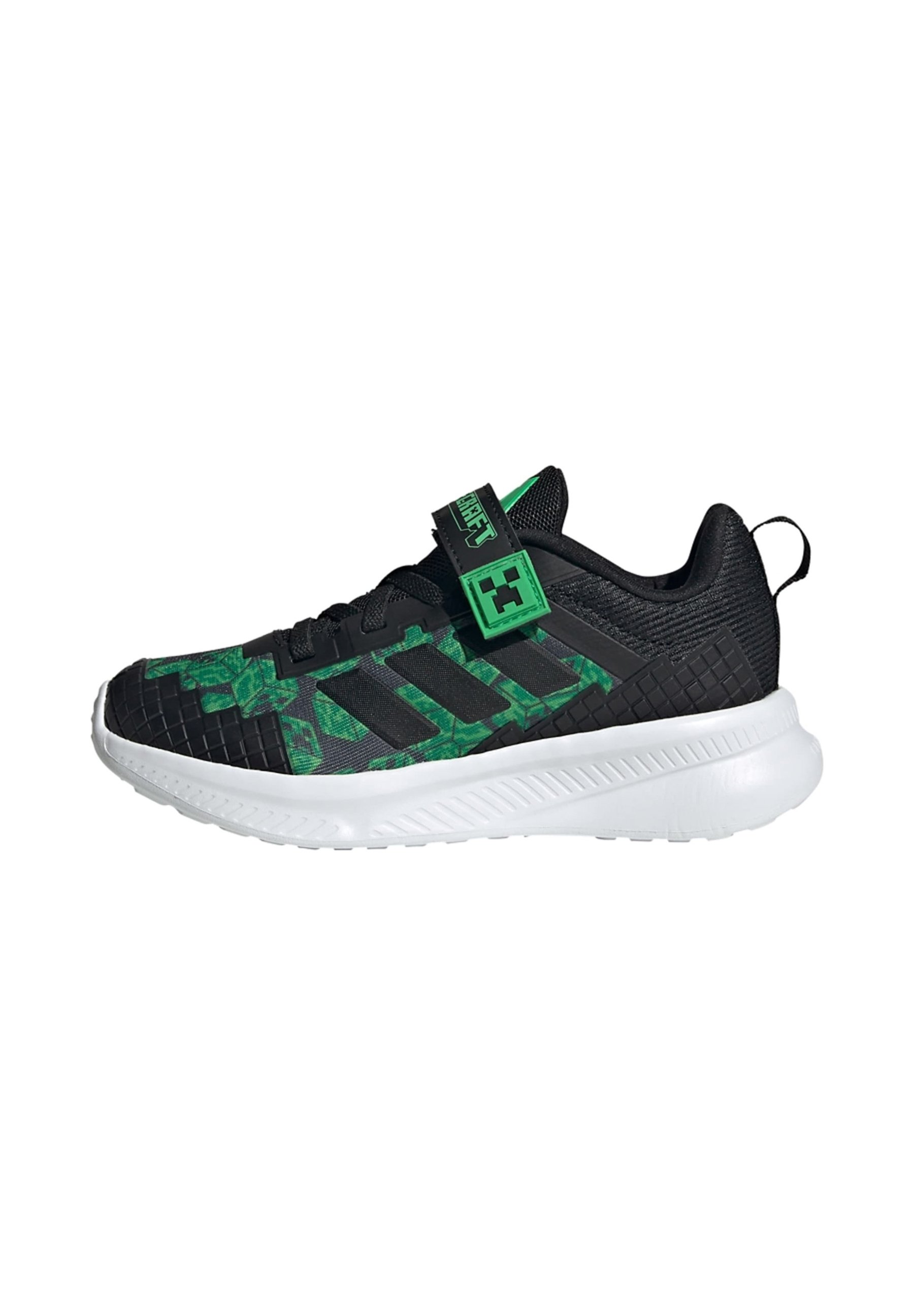 adidas Performance MINECRAFT FORTARUN UNISEX - Road running shoes - core  black core black ftwr white/black - Zalando
