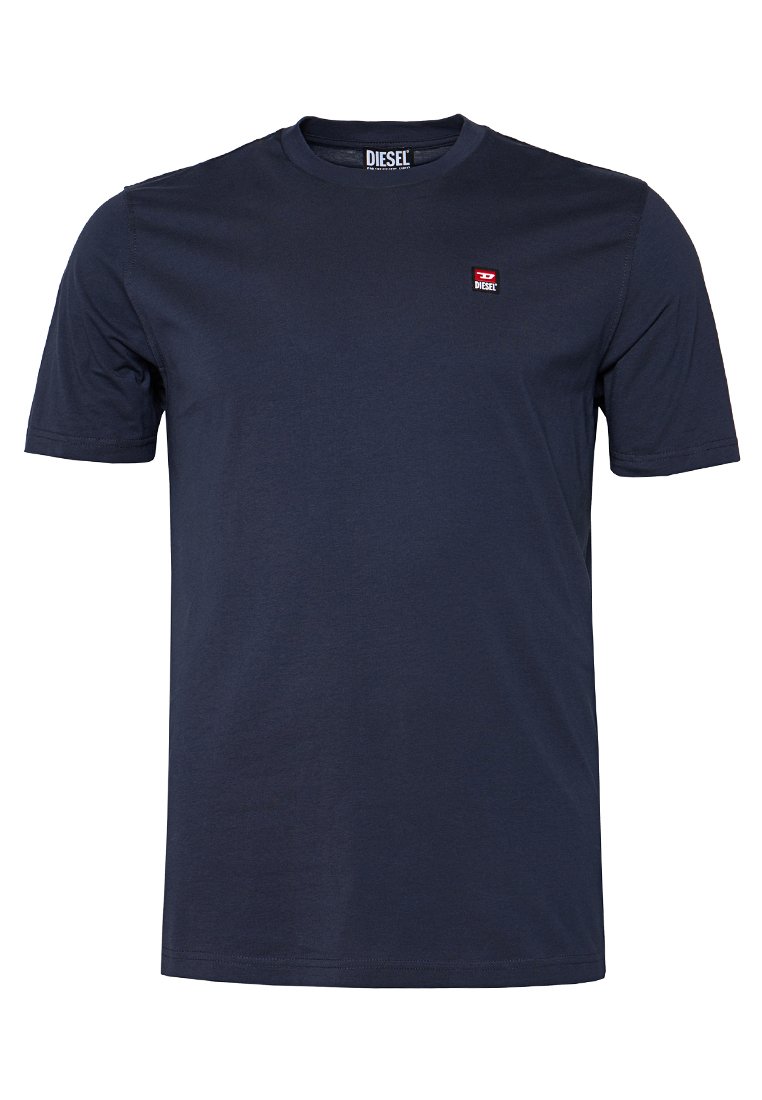 Diesel T-shirt basic blauw gemêleerd