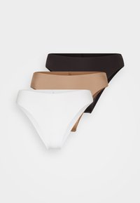 INVISIBLE BRIEF 3 PACK - Slip - dark brown/nude/white
