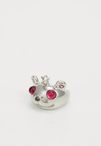 PRINCESS BEAR - Ring - silver-coloured/pink