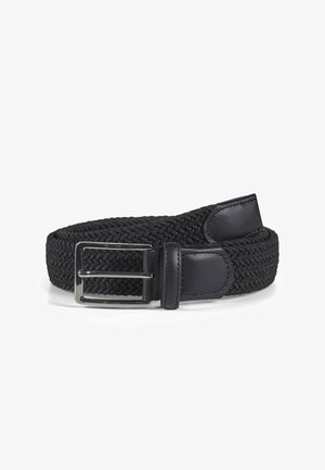 Gevlochten riem - black