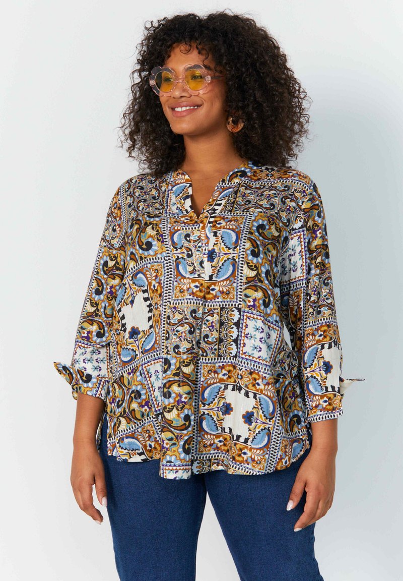 Jean Marc Philippe EN IMPRIMÉ - Bluse - cameltabac