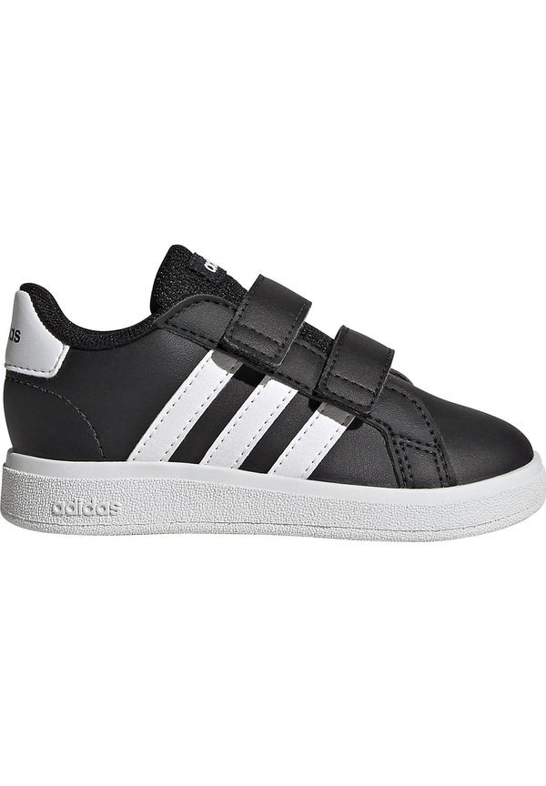 GRAND COURT LIFESTYLE HOOK AND LOOP - Trainers - schwarz weiß