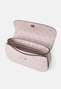 Guess ERICA FLAP - Cross body bag - dusty rose logo