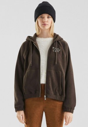 Veste polaire - dunkelbraun