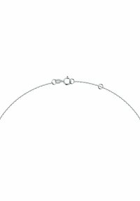 Silberne Kettenarmband mit einem feinen, zarten Design. Verfügt über einen Karabinerverschluss und kleine runde Glieder, die ein leichtes Erscheinungsbild verleihen.