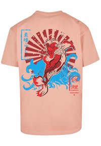 F4NT4STIC JAPAN KOI FISCH KARPFEN - Print T-shirt - amber