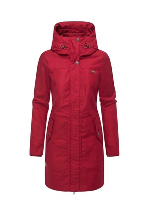 JANNISA - Wintermantel - dark red