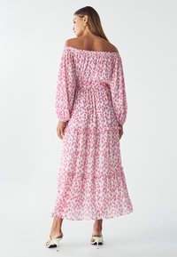 WILLA Dnevna haljina - pink floral plisse