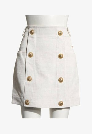 Balmain, MINI SKIRT WHITE - Minijupe - white