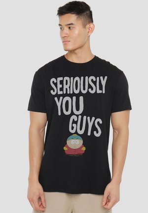 Print T-shirt - black